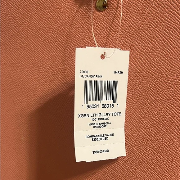 Price Drop!!! Authentic Coach Candy Pink Tote Bag - Picture 7 of 12